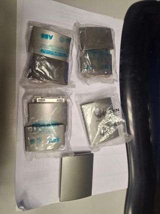 Tapas Mecanismos Niessen Olas Acero Perla