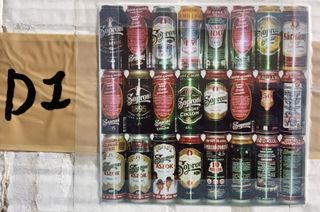 Lattine di birra da collezione vuote Serie D