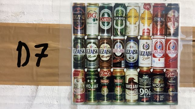 Lattine di birra da collezione vuote Serie D