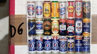 Lattine di birra da collezione vuote Serie D