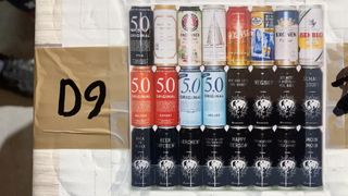 Lattine di birra da collezione vuote Serie D