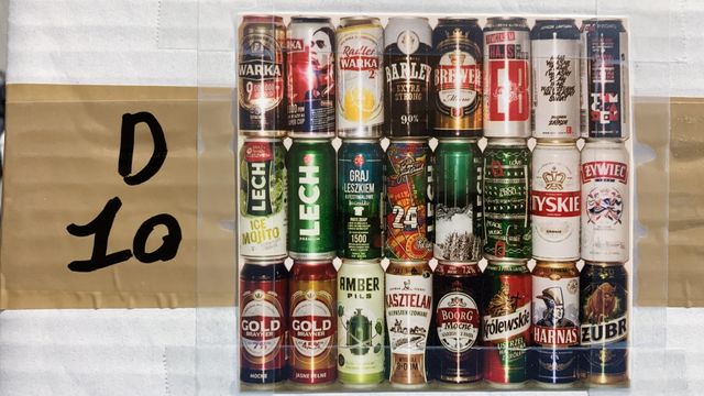 Lattine di birra da collezione vuote Serie D