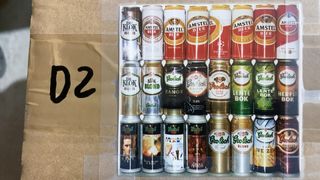 Lattine di birra da collezione vuote Serie D