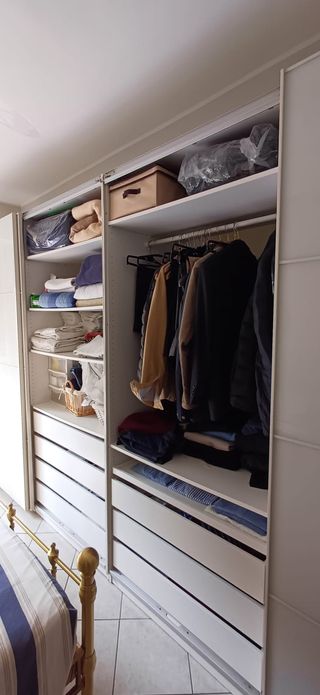 Doppio Armadio Ikea Ante Scorrevoli Bianco