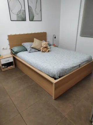 Canapé Ikea Malm con colchón