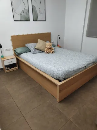 Canapé Ikea Malm con colchón