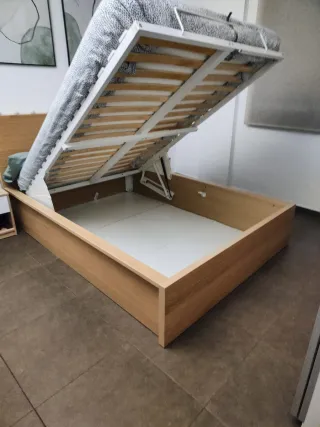 Canapé Ikea Malm con colchón