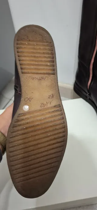 Stivali Brunati Pelle Italiani. Nuovi