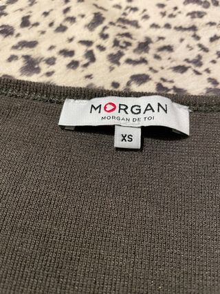 Camiseta Morgan tirantes detalles dorados XS