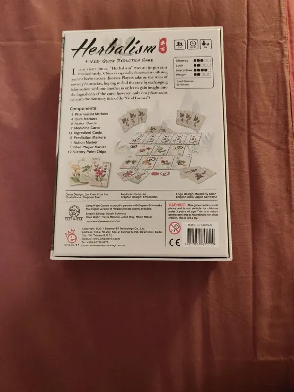 Herbalism gioco da tavolo EmperorS4