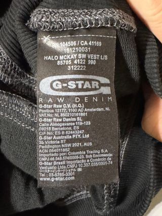 Chaqueta G-Star RAW Negra Talla XL