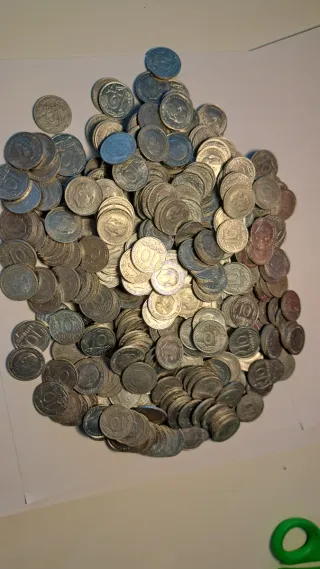 400 monedas 10 céntimos 1959