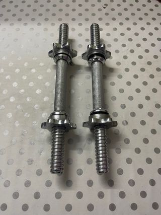 2 barras de pesas Cromadas