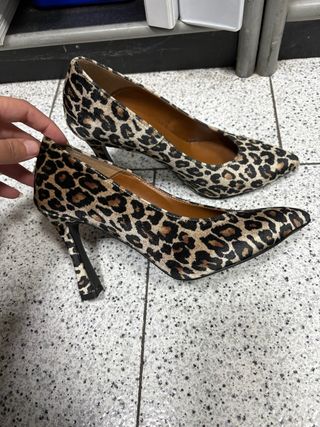 Scarpe Imperial  con tacco leopardate