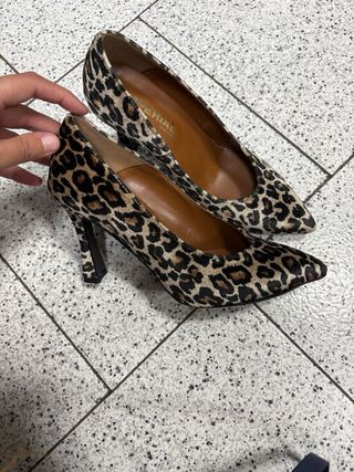 Scarpe Imperial  con tacco leopardate