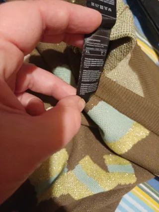 Pantalón estampado geométrico