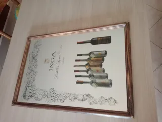 Specchio vintage pubblicità INGA