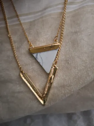 Collana Triangolo Oro