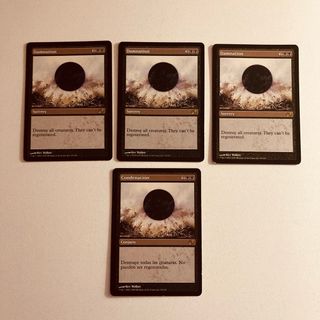 4 Cartas Magic Damnation Condenación MTG