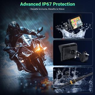 Pantalla Táctil CarPlay Moto 5 Impermeable