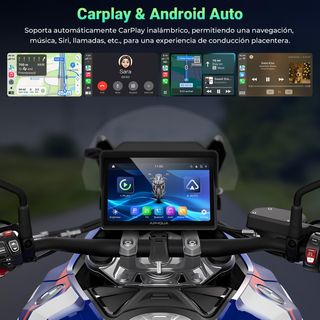 Pantalla Táctil CarPlay Moto 5 Impermeable