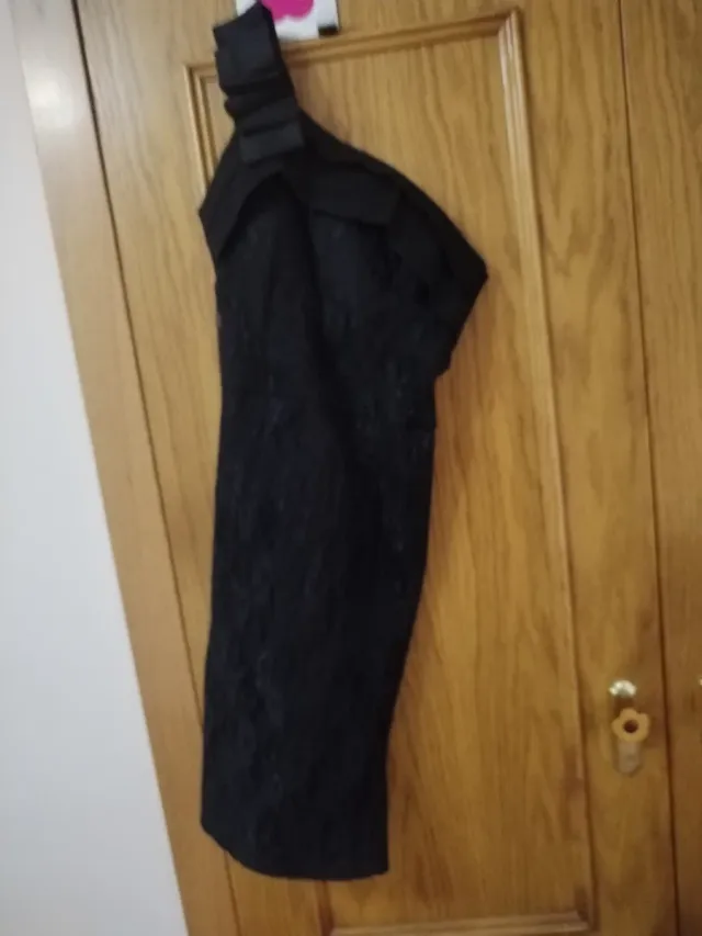 Vestido elegante negro talla XS