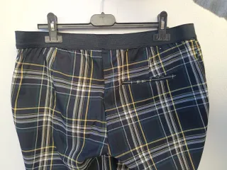 Pantalón cuadros escoceses azul