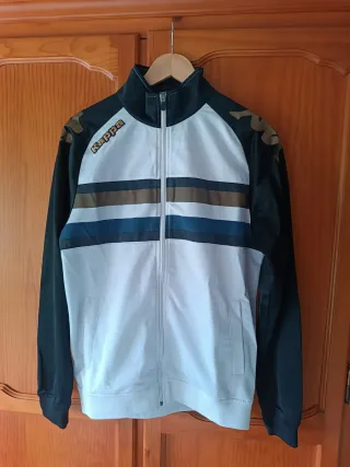 Sudadera Kappa Negra y Blanca