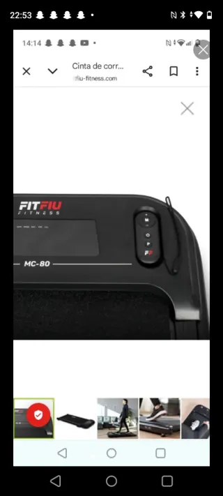 Cinta de correr FIT-FIU MC-80