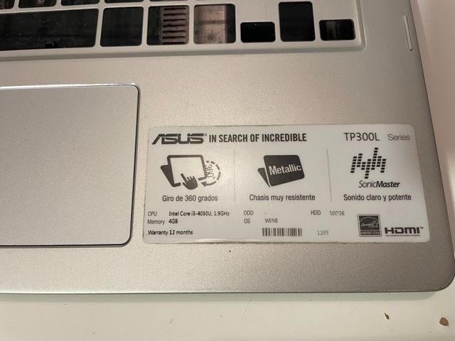 Custodia portatile Asus TP300L