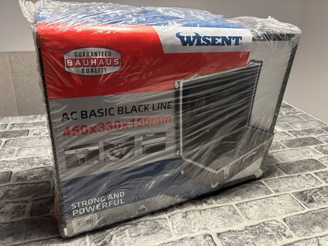 Maletín herramientas Wisent negro vacío