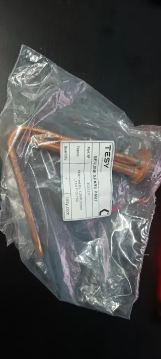Resistencia *Nueva* TESY 1200W 230V Cobre