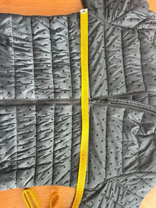 Piumino NorthSails nero lungo pois