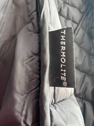 Piumino NorthSails nero lungo pois