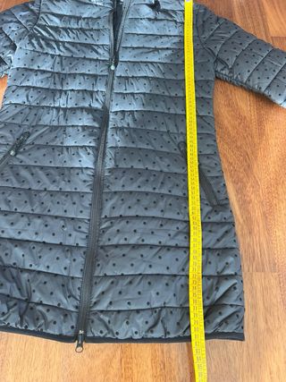 Piumino NorthSails nero lungo pois