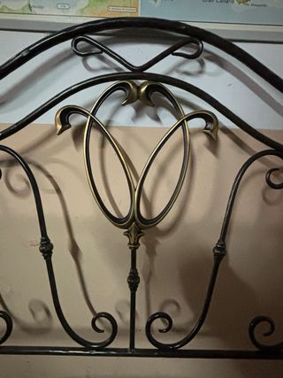 Cabezal de cama de metal forjado peña vargas