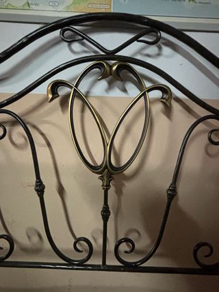Cabezal de cama de metal forjado peña vargas