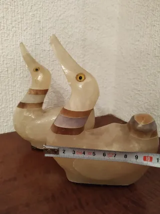 Patos de Ónix decorativos