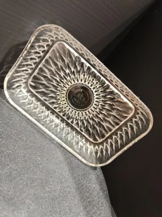 Piattino burro vintage cristallo