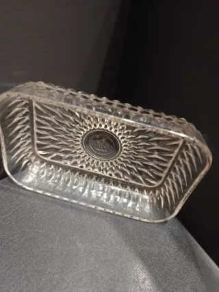 Piattino burro vintage cristallo