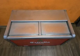 Nevera botellero Estrella Damm 2 puertas