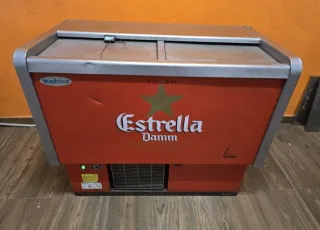 Nevera botellero Estrella Damm 2 puertas