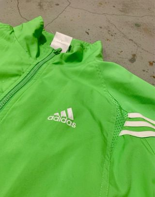 Chaqueta Adidas 3 Rayas Verde Vintage Retro