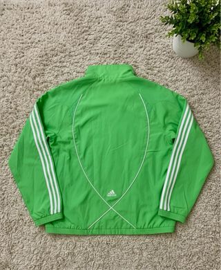 Chaqueta Adidas 3 Rayas Verde Vintage Retro