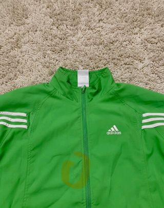 Chaqueta Adidas 3 Rayas Verde Vintage Retro