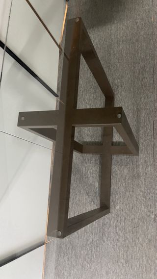 Mesa cristal diseño minimalista