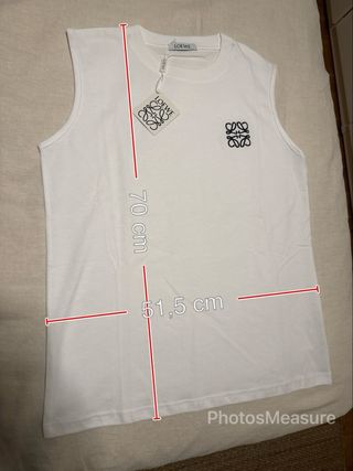 Camiseta tirantes LOEWE blanca