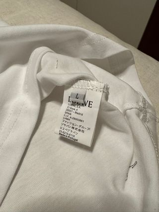 Camiseta tirantes LOEWE blanca