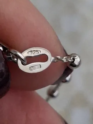 Bracciale in argento con quadrifoglio