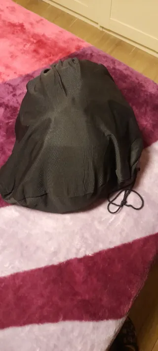 Casco de moto negro XL